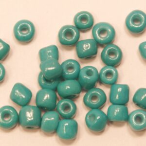 Seed beads opaque turkos 4 mm