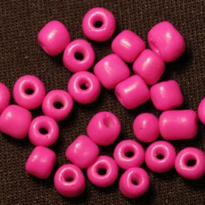 Seed beads opaque pink 4 mm