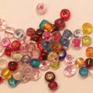 Inside colours seed beads 4 mm