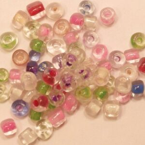 Inside colours seed beads 4 mm