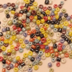 Blandade färger av seed beads 2mm
