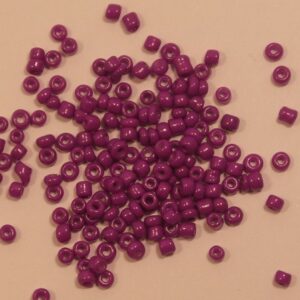Seed beads opaque lila orkidé färgad 2mm