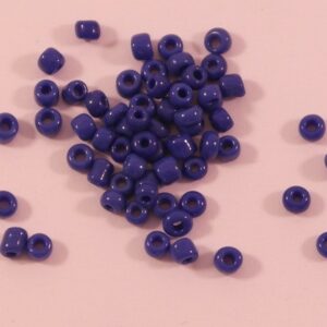 Seed beads opaque blå 2mm