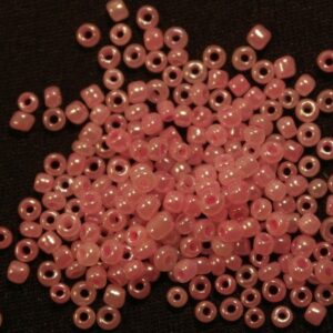 Seed beads ceylon round rosa 2mm